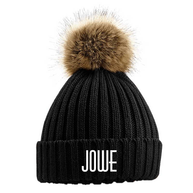 Jowe Bobble Hat - Black-Clothing-Jowe-Black-SwimPath