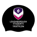 Loughborough Triathlon Club Silicone Swimming Cap - Black-Team Kit-Loughborough Triathlon-SwimPath