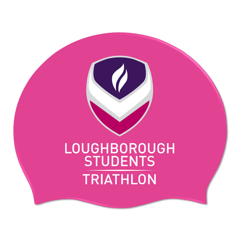 Loughborough Triathlon Club Silicone Swimming Cap - Pink-Team Kit-Loughborough Triathlon-SwimPath