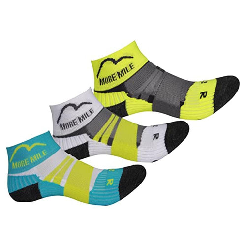 More Mile Endurance (3 Pack) Junior Running Socks - Mixed-Clothing-More Mile-2-5-SwimPath