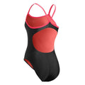 Nike Big Swoosh Women's Swimsuit - Black Pink-Swimsuit-Nike-SwimPath