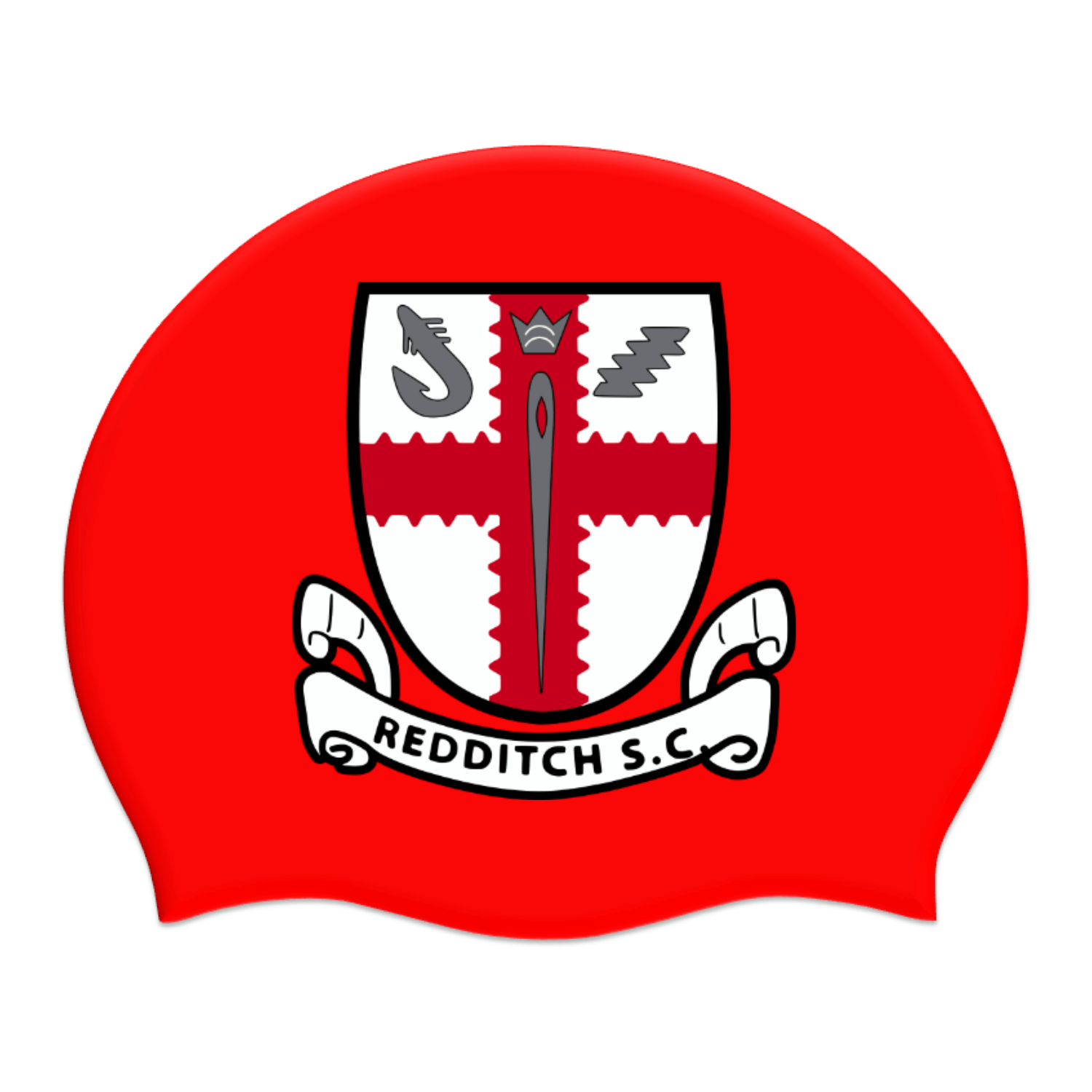 Redditch Swimming Club Silicone Suede Swimming Cap SwimPath