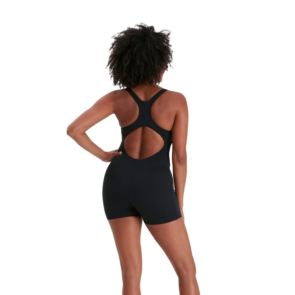 Speedo Eco Endurance+ Womens Legsuit - Black-Swimsuit-Speedo-SwimPath