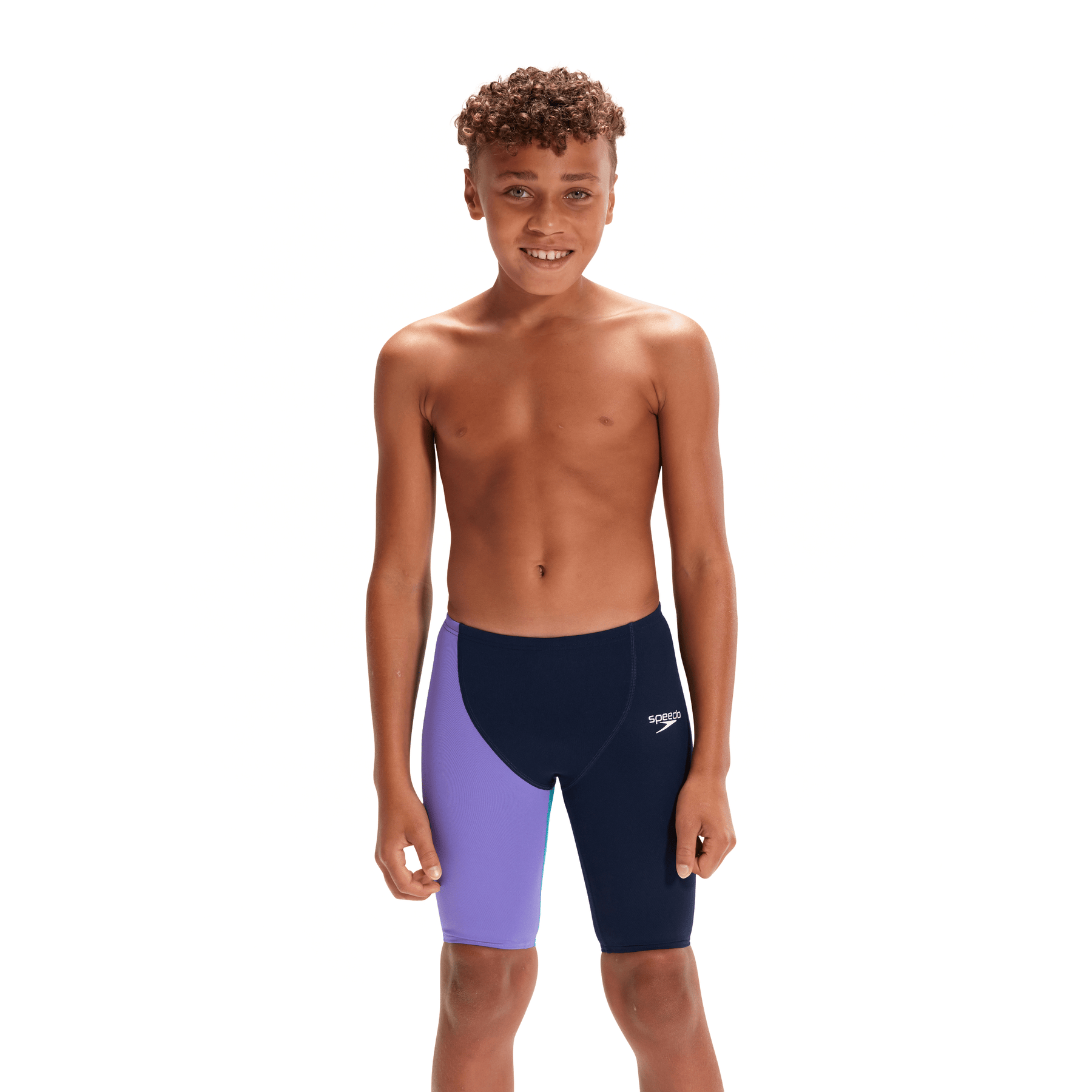 Speedo Endurance+ Boys Jammers Blue/Green SwimPath