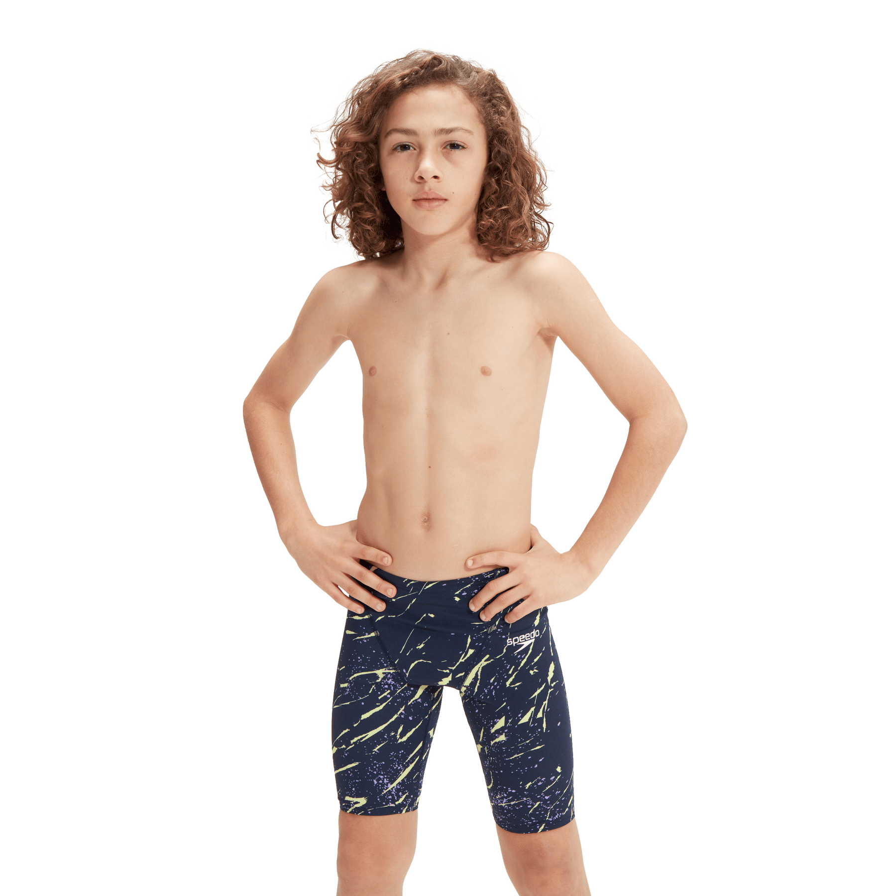 Speedo Endurance+ Boys Jammers Blue/Purple SwimPath