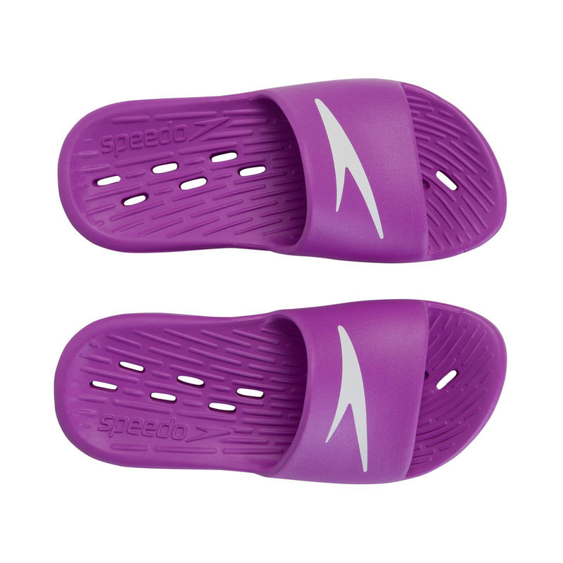 Speedo Junior Sliders - Purple-Clothing-Speedo-SwimPath