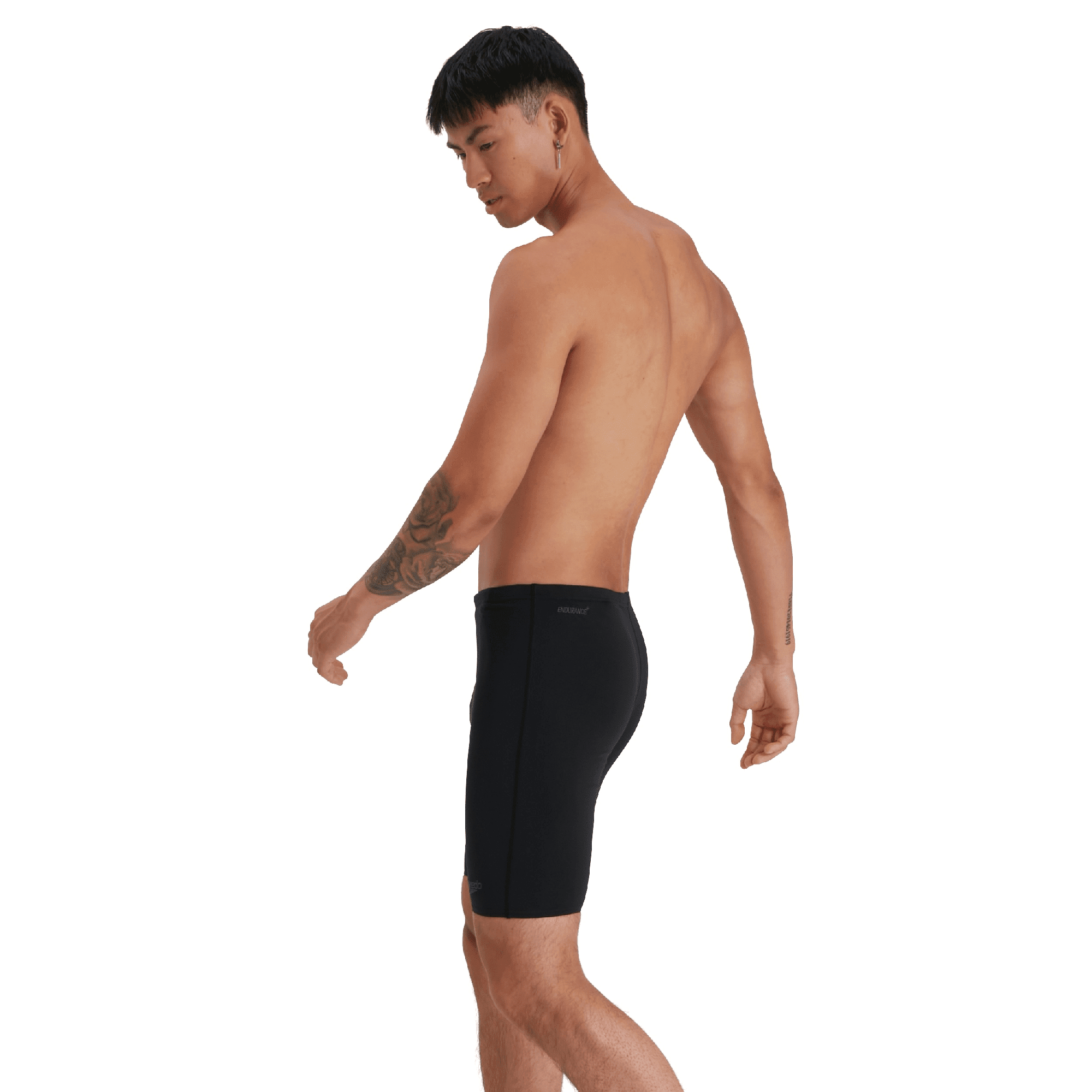 Speedo Men's Eco Endurance+ Jammer - Black-Training Jammers-Speedo-SwimPath
