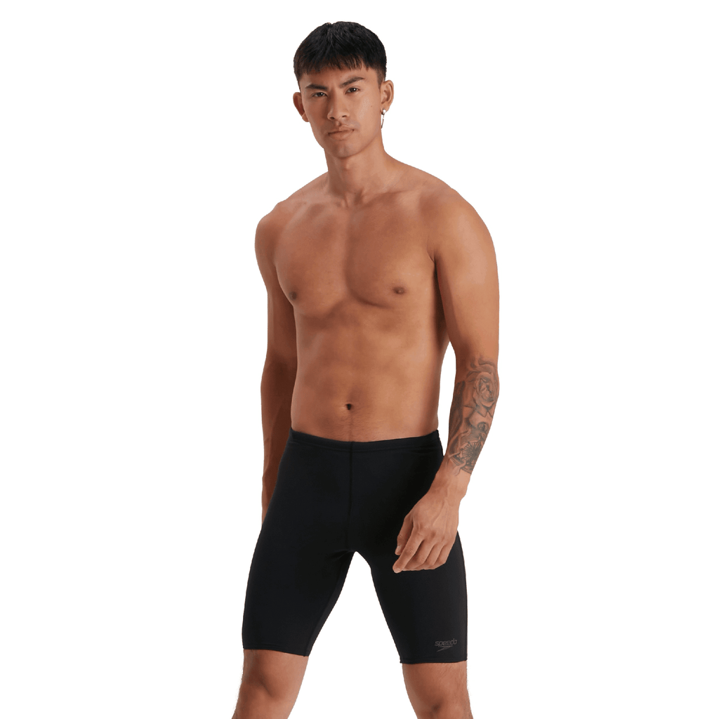 Speedo Men's Eco Endurance+ Jammer - Black-Training Jammers-Speedo-SwimPath