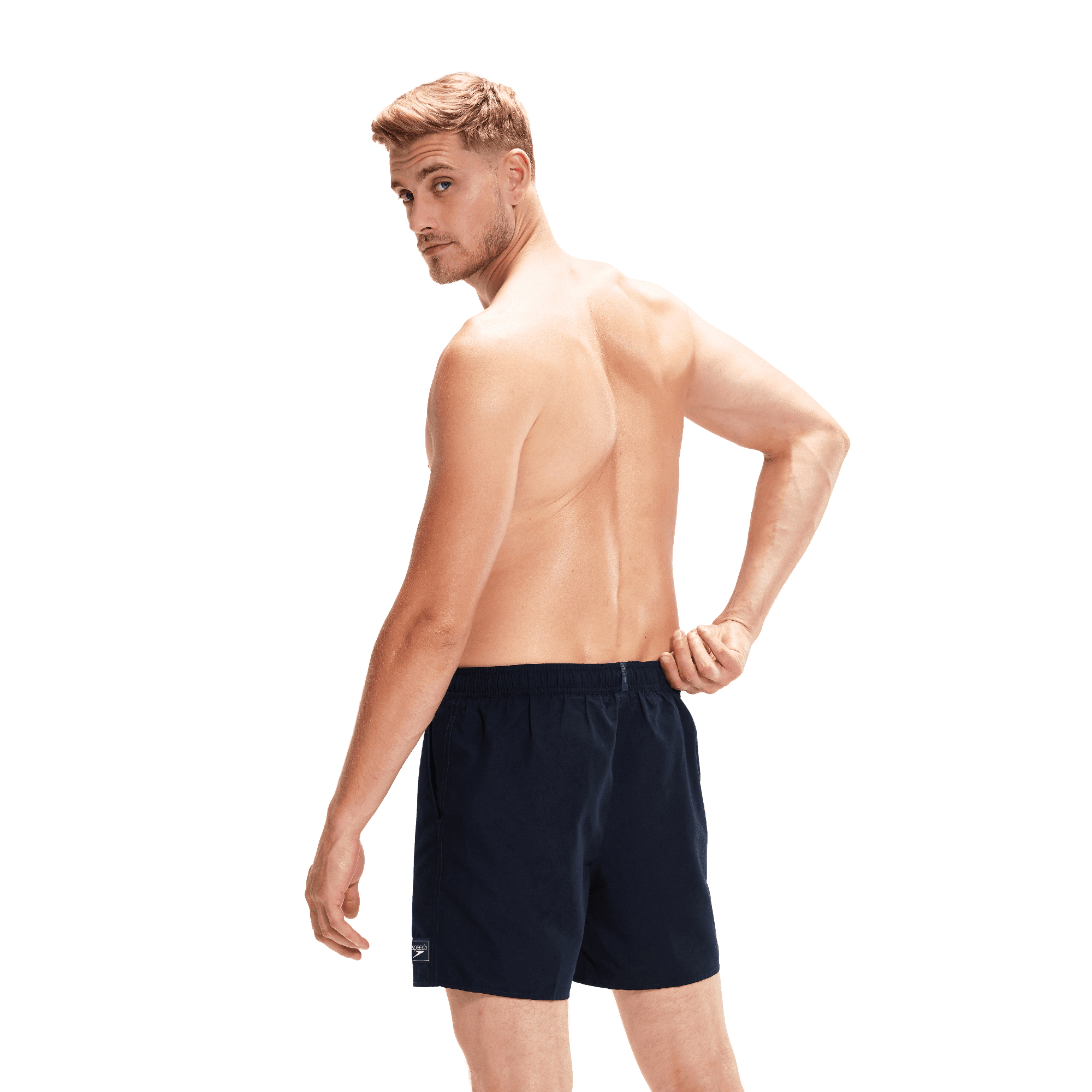 Speedo Men's Prime Leisure Shorts 16 Inch - Navy-Training Jammers-Speedo-SwimPath