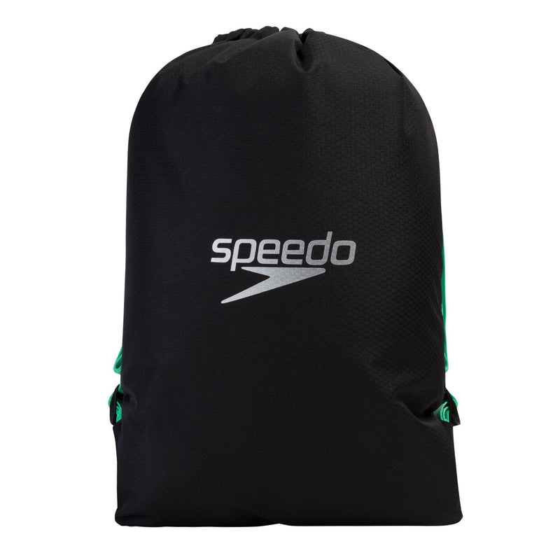 Speedo Pool Bag - Black/Green-Bags-Speedo-Black/Green-SwimPath