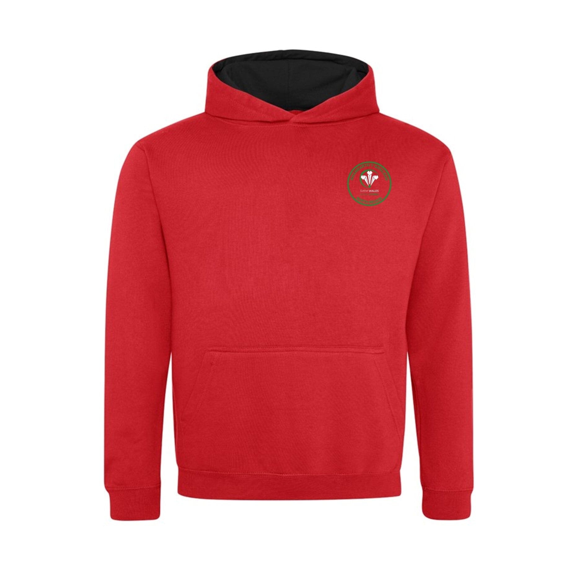 Swim Wales North Region Regional Championships 2023 Hoodie - Red / Black-Event-Swim Wales North-9-11-SwimPath