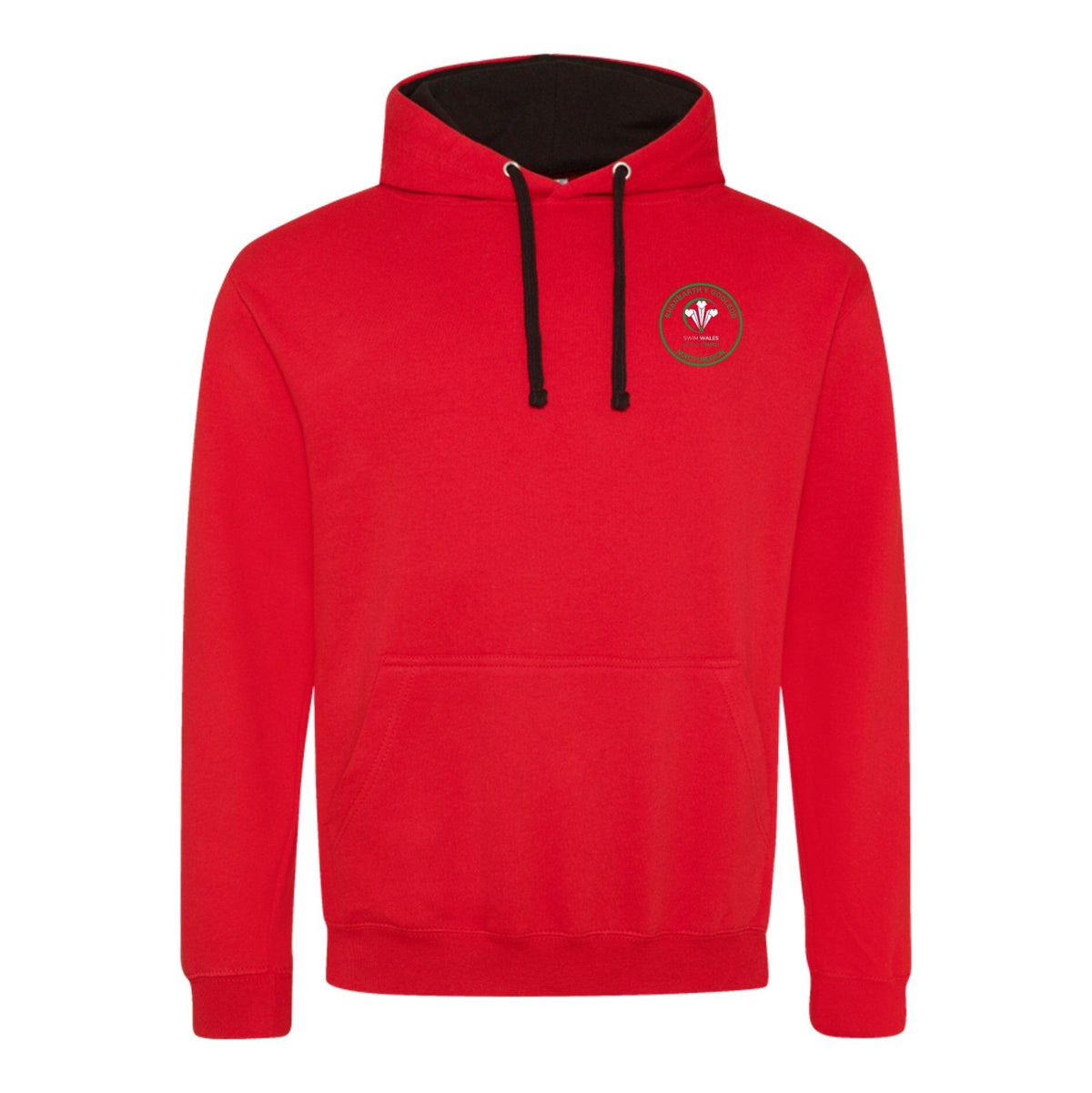 Swim Wales North Region Regional Championships 2023 Hoodie - Red / Black-Event-Swim Wales North-S-SwimPath