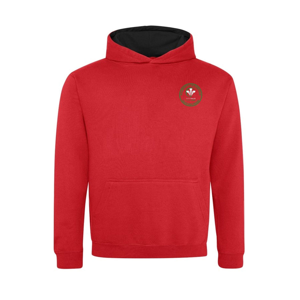 Swim Wales South East Region Regional Championships 2023 Hoodie - Red / Black-Event-Swim Wales South East-9-11-SwimPath