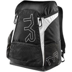 TYR Alliance Team Backpack 45 Litres - Black/ White-Bags-TYR-SwimPath