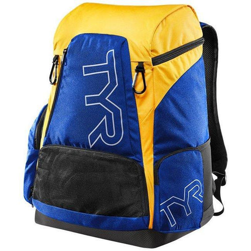 TYR Alliance Team Backpack 45 Litres - Gold Royal Blue-Bags-TYR-45L-SwimPath