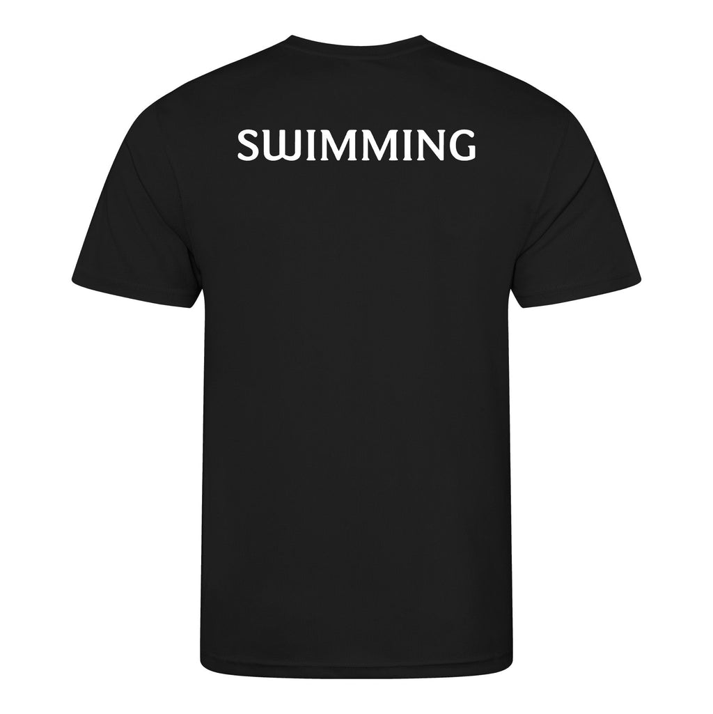 University of Stirling Swimming Team Shirt - Black-Team Kit-University of Stirling-SwimPath
