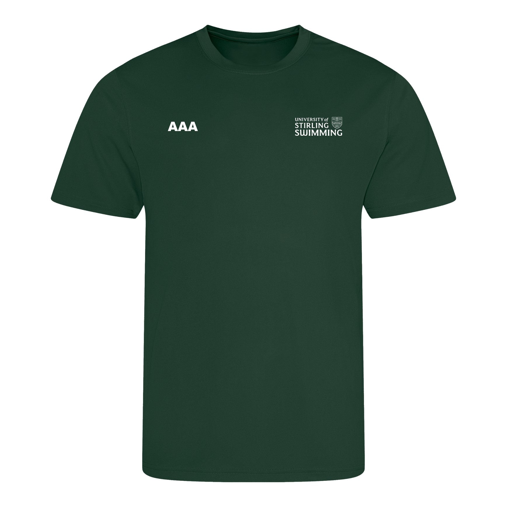 University of Stirling Swimming Team Shirt - Bottle Green-Team Kit-University of Stirling-SwimPath